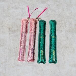 EMPTY Tarte Glittery Pink and Teal Mascara Duo Decorative Art Pieces